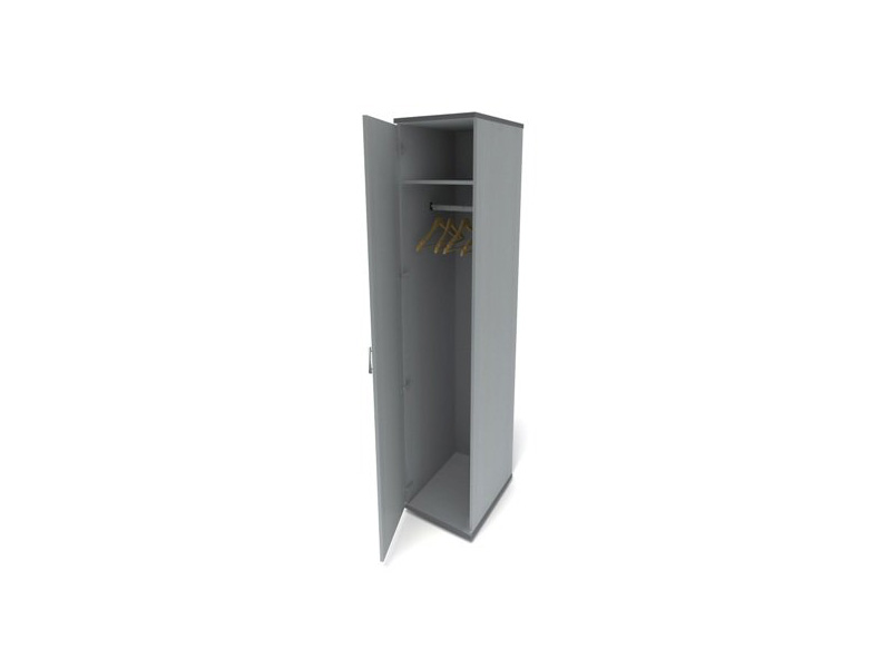 Шкаф для одежды узкий Монолит ШМ52, на сайте Галерея Офис