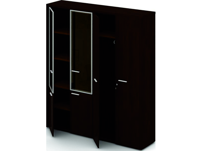 Композиция высоких шкафов унифицированных Консул ПК-КНС-КМШ№12-В3-119, на сайте Галерея Офис