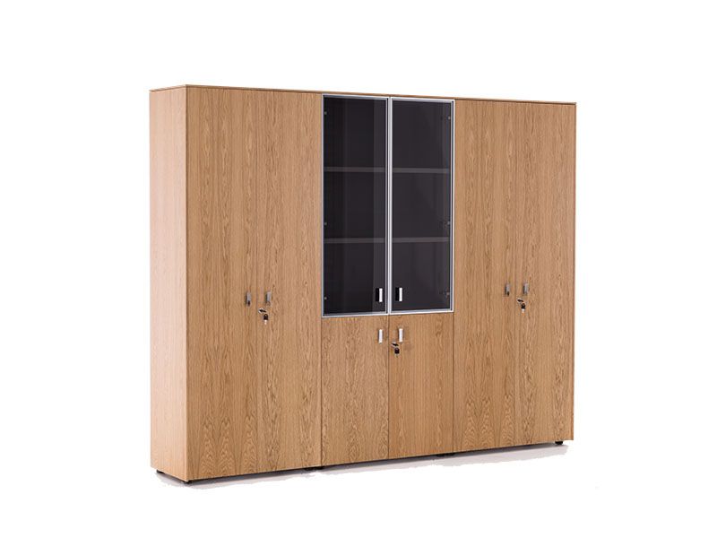 Шкаф комбинированный с двумя гардеробами Exe, на сайте Галерея Офис