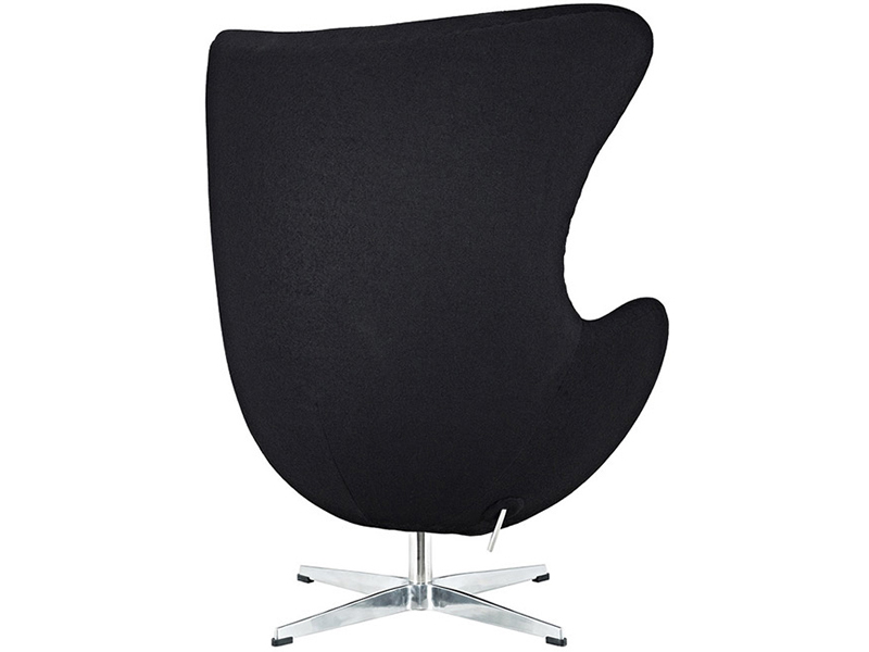 Кресло Arne Jacobsen Style Egg Chair черная шерсть, на сайте Галерея Офис