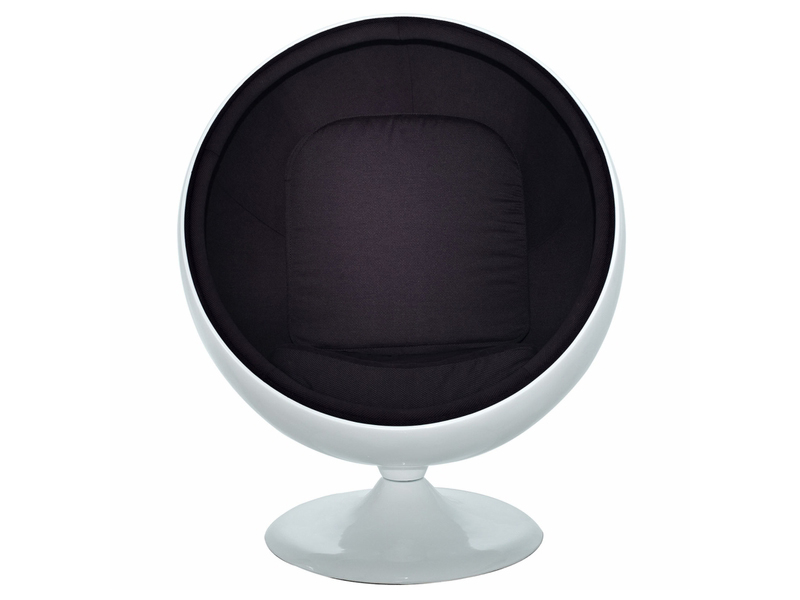 Кресло Eero Aarnio Style Ball Chair черная ткань, на сайте Галерея Офис