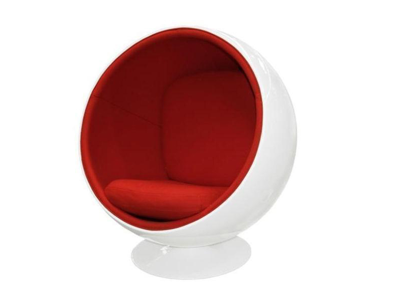 Кресло Eero Aarnio Style Ball Chair красная ткань