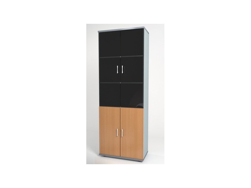Шкаф высокий Монолит КМ2, на сайте Галерея Офис